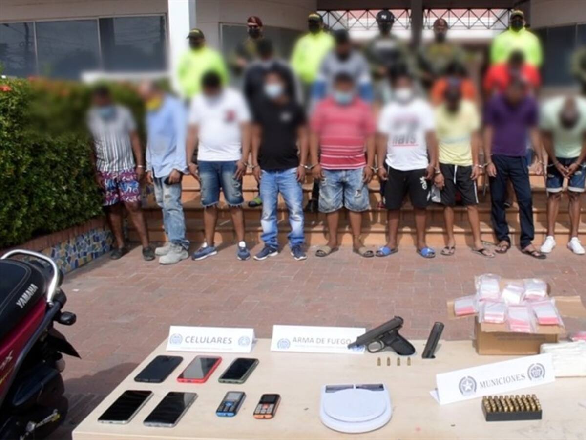 Caen 18 integrantes del Clan del Golfo en Cartagena, entre ellos alias 'Ricardo'