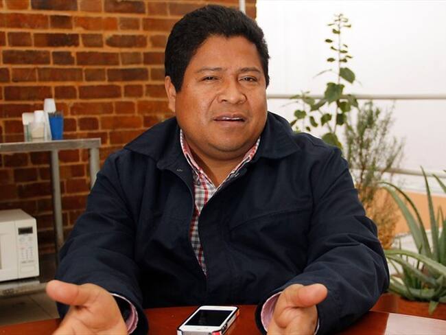 Las autoridades indígenas del Cauca siguen molestas por la decisión del senador Luis Evelis Andrade Casama de apoyar con su voto la Reforma Tributaria. Foto: Colprensa - Luisa González