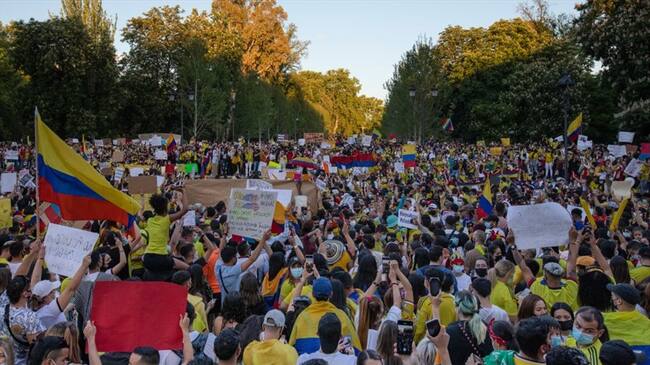 Denuncian desaparición de un joven en Risaralda en las manifestaciones. Foto: Getty Images