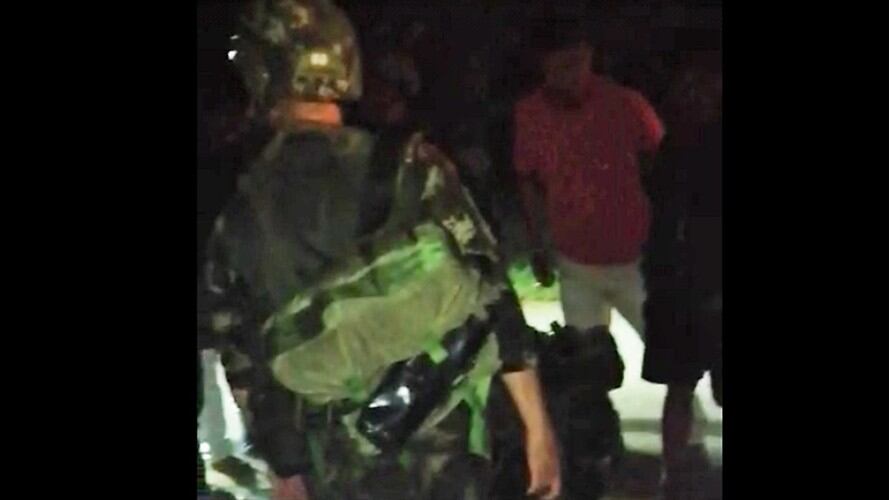 Las confrontaciones se dieron en el sector de El Nilo . Foto: Cortesía