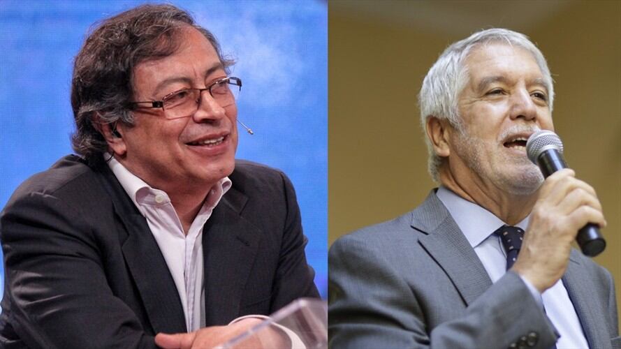 Presidente Gustavo Petro y Enrique Peñalosa. Foto: Colprensa