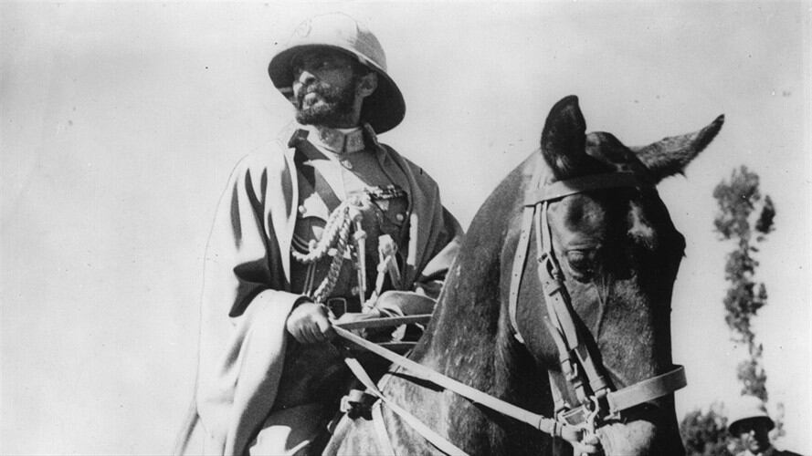 El emperador de Etiopía Haile Selassie. Foto: Getty Images