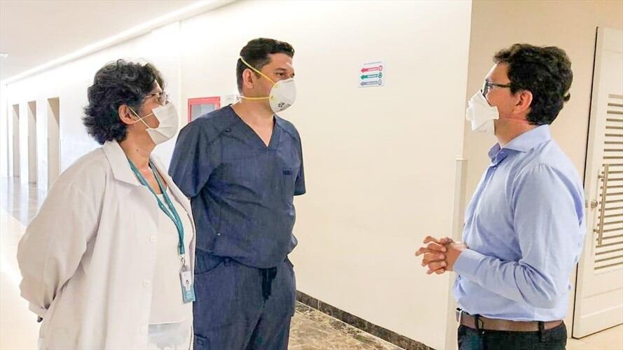 El gobernador Caicedo confirmó que serán 32 mil centímetros cuadrados de piel donados desde Texas. Foto: Cortesía: Gobernación del Magdalena