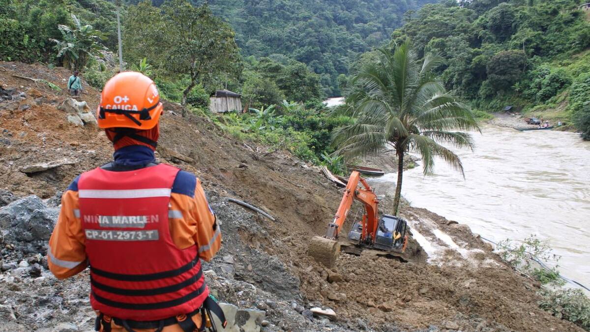 Encontraron el cuerpo de uno de los menores desaparecidos tras la avalancha en Cauca