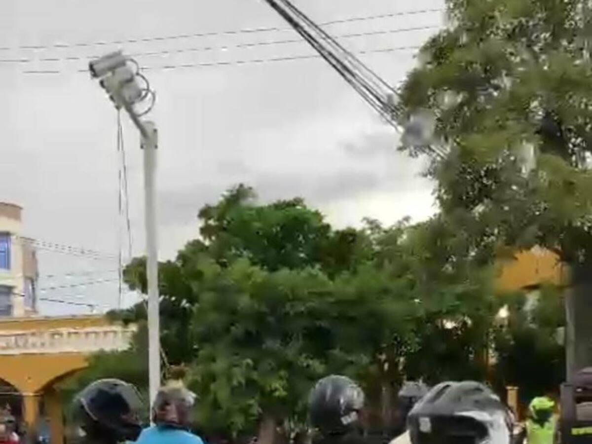 En Santa Marta protesta de mototaxistas terminó en desmanes