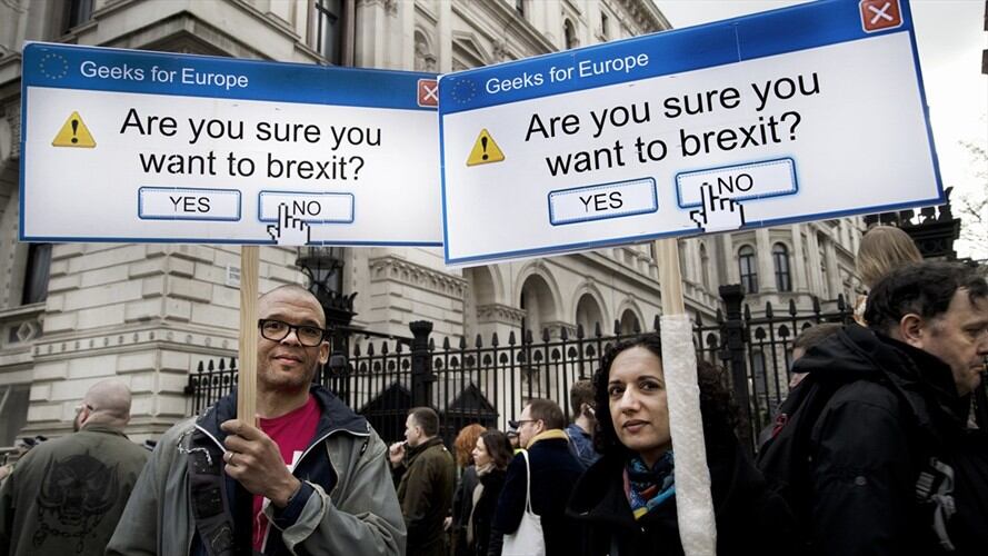 "la Comisión Europea completó hoy sus preparativos para el Brexit sin acuerdo". Foto: Getty Images