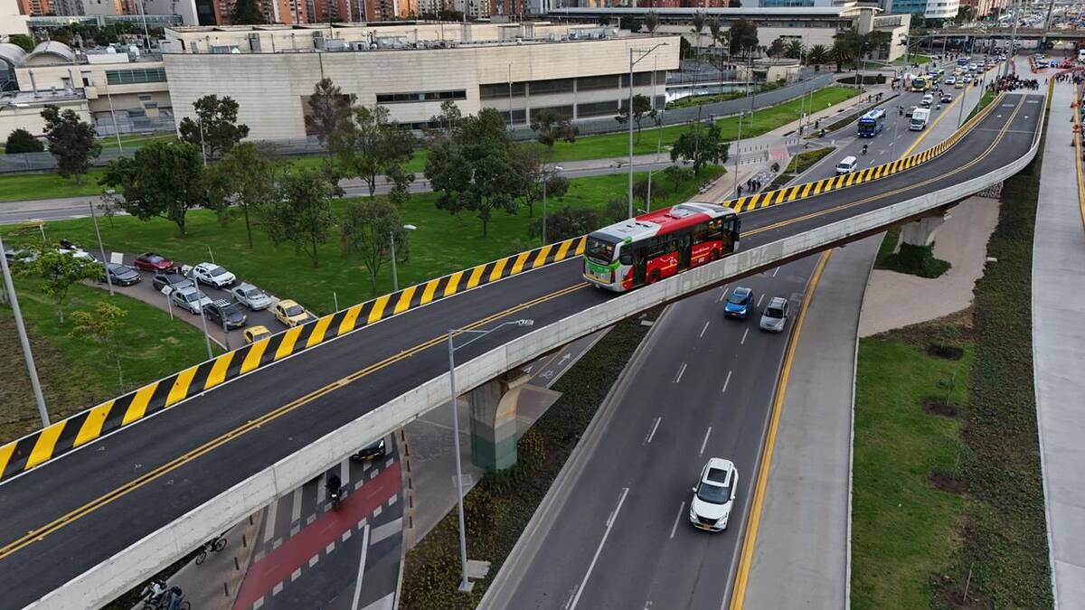 Habilitan puente de troncal de la Av. 68 con calle 26: 85 mil usuarios de TransMilenio, beneficiados