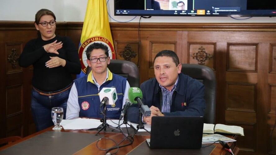 Los dos mandatarios permanecen en  sus residencias en medio del simulacro de aislamiento en Boyacá. Foto: Cortesía