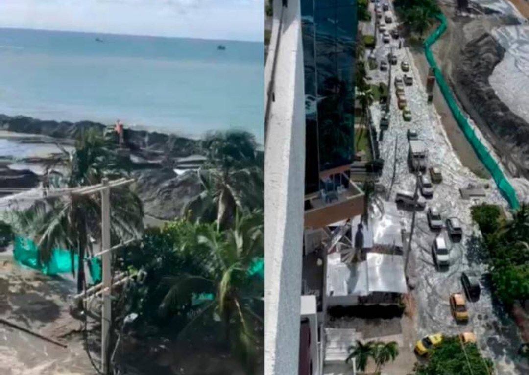 Este tipo de imágenes circularon en las redes sociales con las críticas por la afectación. Crédito: Cortesía.