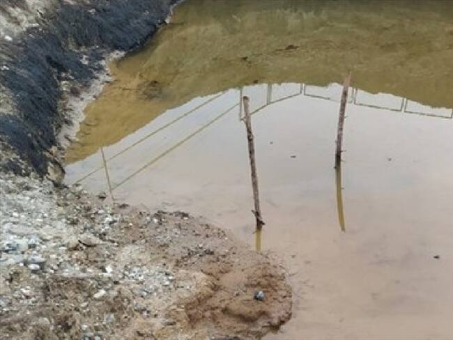 Derrame de crudo . Foto:La W.