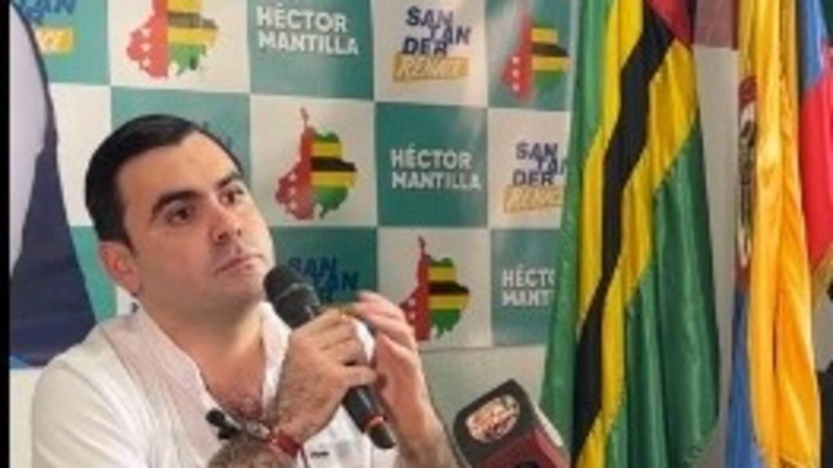 Hector Mantilla oficializa su precandidatura a la Gobernación de Santander