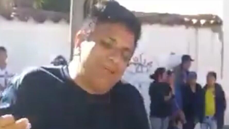 Policía acusado de conducir ebrio. Foto: Cortesía.