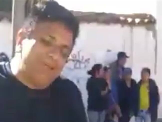 Policía acusado de conducir ebrio. Foto: Cortesía.