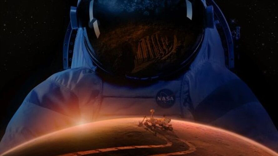 La NASA prevée la existencia de una colonia humana en Marte para la década de 2030. Foto: Nasa.