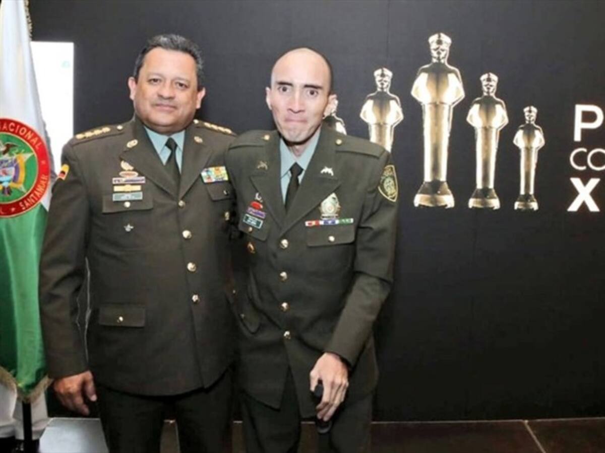 Falleció 'Lucho', considerado este año el mejor policía de Colombia