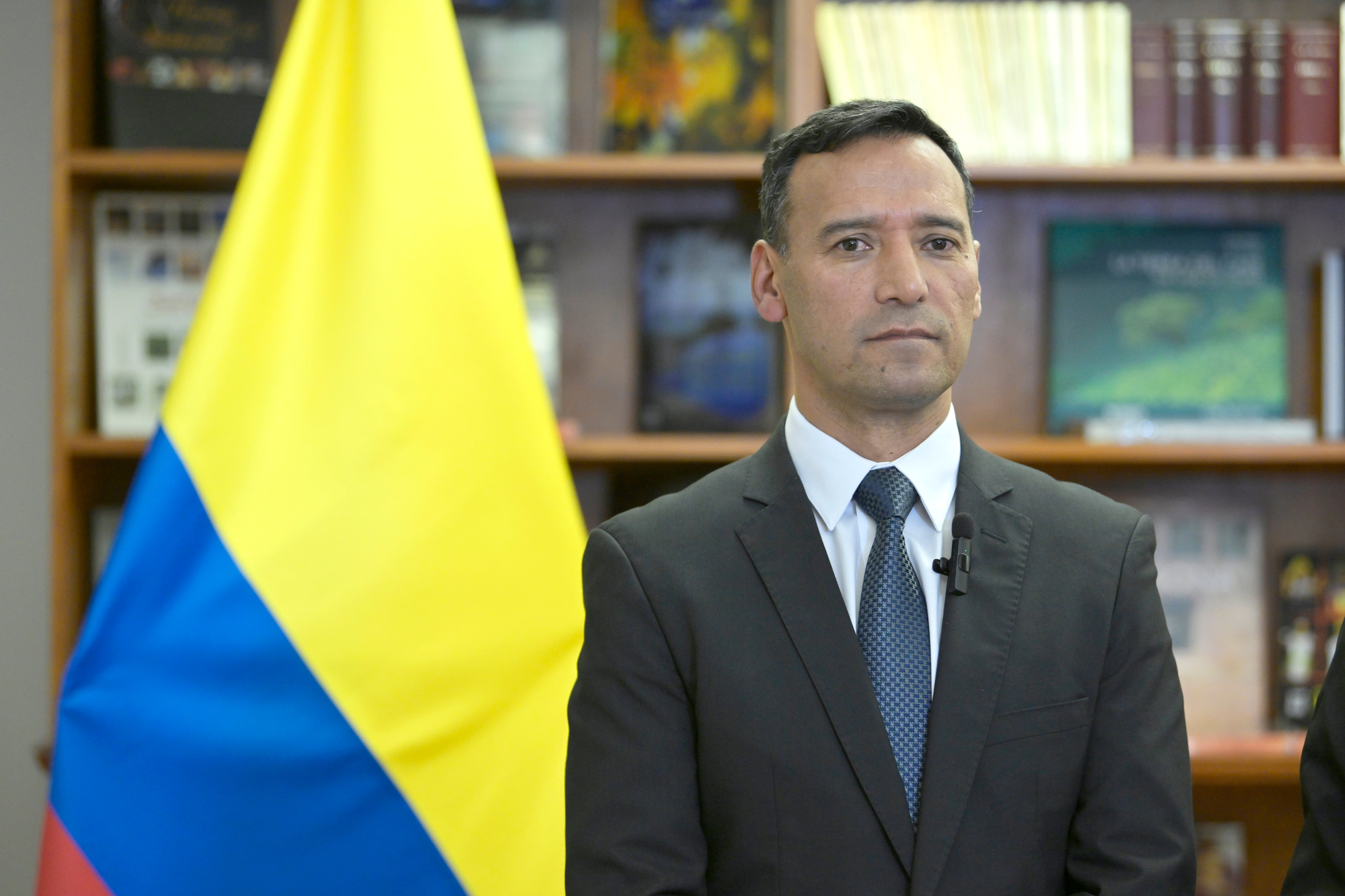 El ministro de Defensa de Colombia, Pedro Sánchez. Foto: EFE.