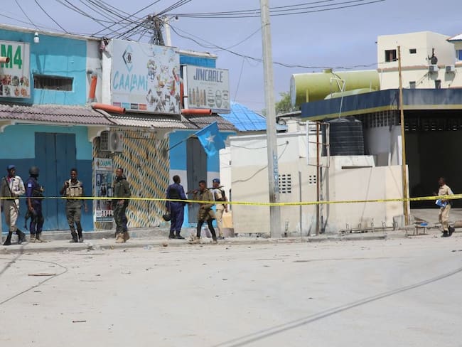 Atentado en la ciudad de Mogadiscio. Foto: Abukar Mohamed Muhudin/Anadolu Agency via Getty Images