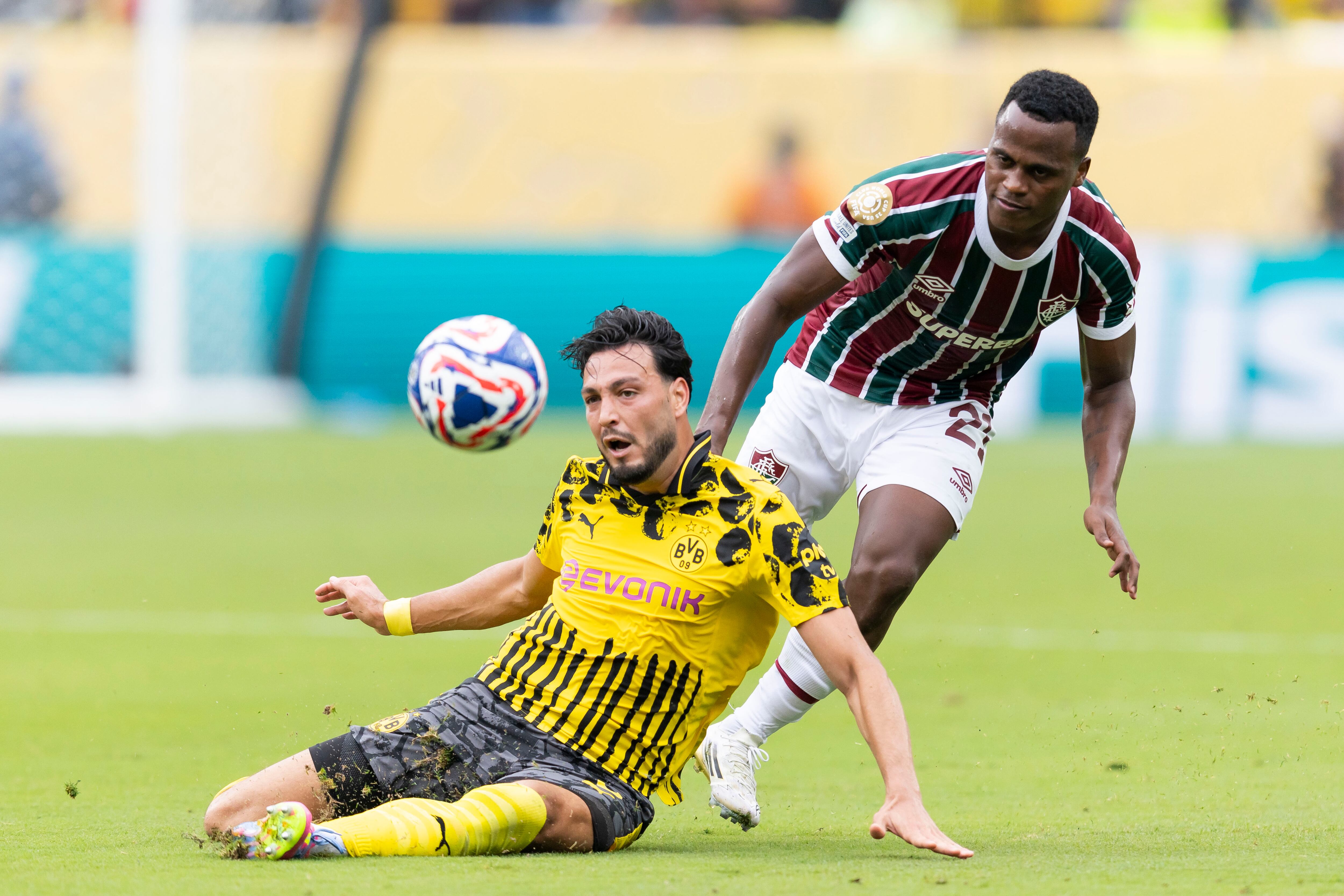 EL Fluminense de Jhon Arias empató 0-0 con Borussia Dortmund en su debut en el Mundial de Clubes. Foto: EFE/EPA/JUSTIN LANE