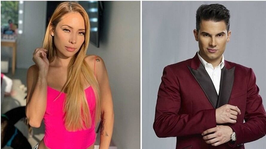 El cantante de música popular publicó una imagen en la que se le ve besando a la influenciadora.. Foto: Instagram