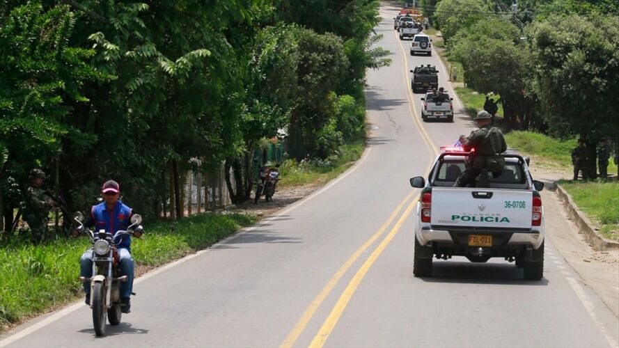 En la zona hay presencia de la comisión Ernesto Che Guevara del ELN y disidencias de los frentes 10 y 28 de las Farc. Foto: Getty Images / JOHN VIZCAINO