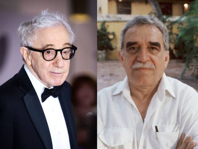 Woody Allen y Gabriel García Márquez. Foto: (Photo by Maria Moratti/Getty Images) / (Photo by Ulf Andersen/Getty Images)