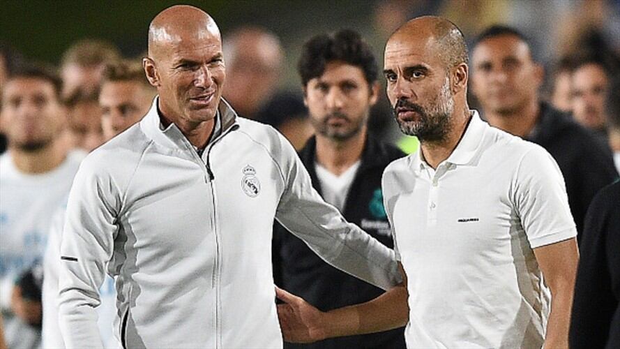 Según Zidane, Guardiola es el mejor entrenador del mundo. Foto: Getty Images
