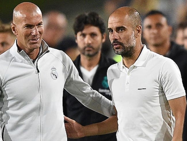 Según Zidane, Guardiola es el mejor entrenador del mundo. Foto: Getty Images