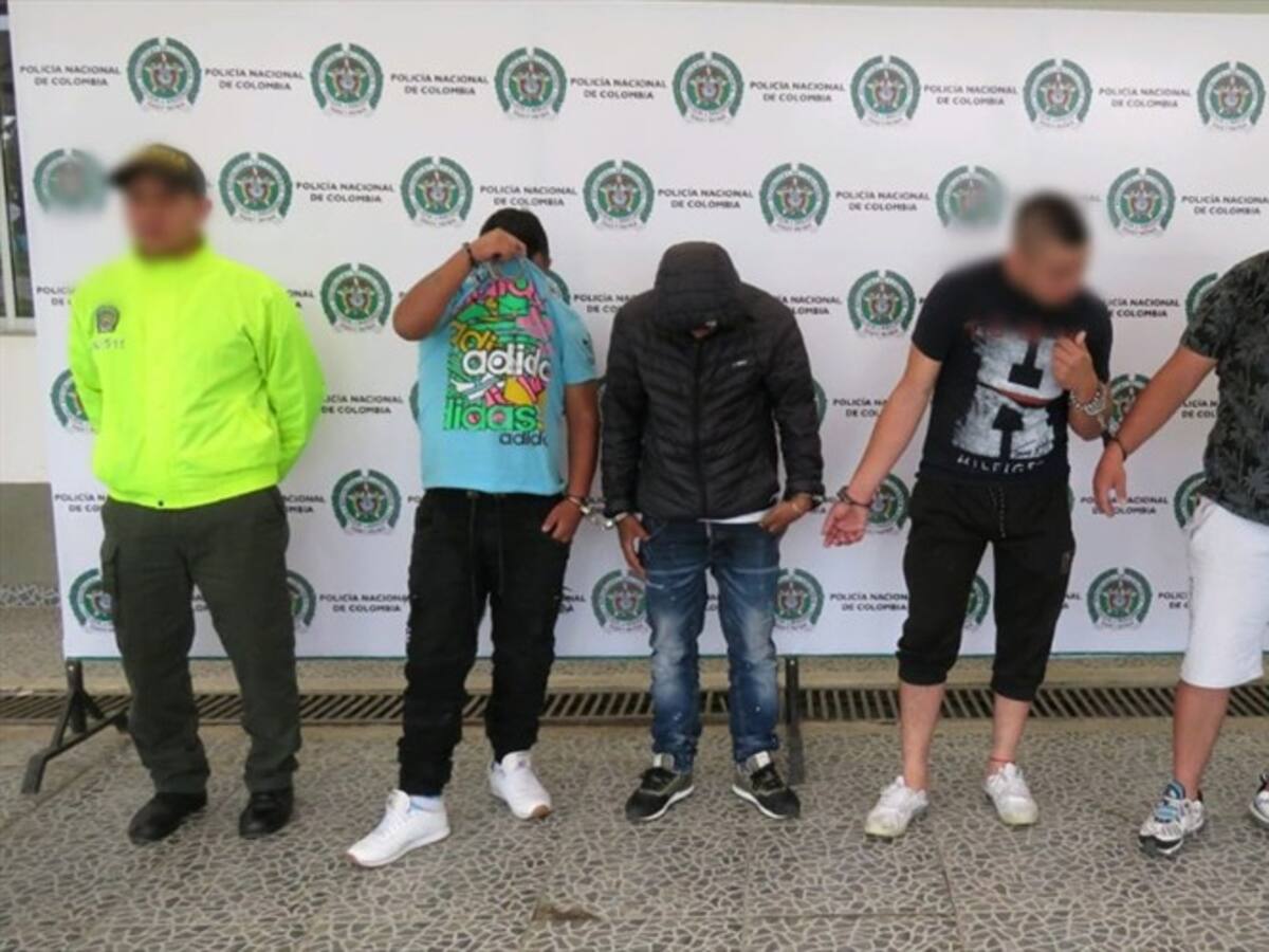 Capturan a cuatro presuntos fleteros en Popayán