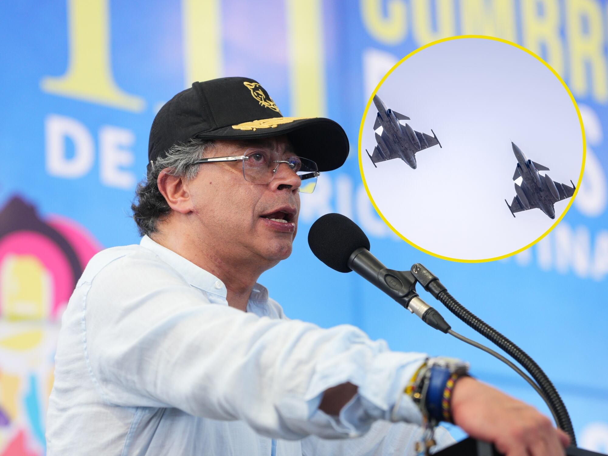 Gustavo Petro. Foto: Presidencia - Aviones