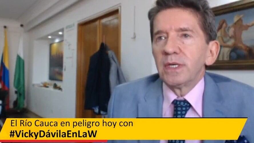 Luis Pérez, gobernador de Antioquia. Foto: La WCon Vicky Dávila