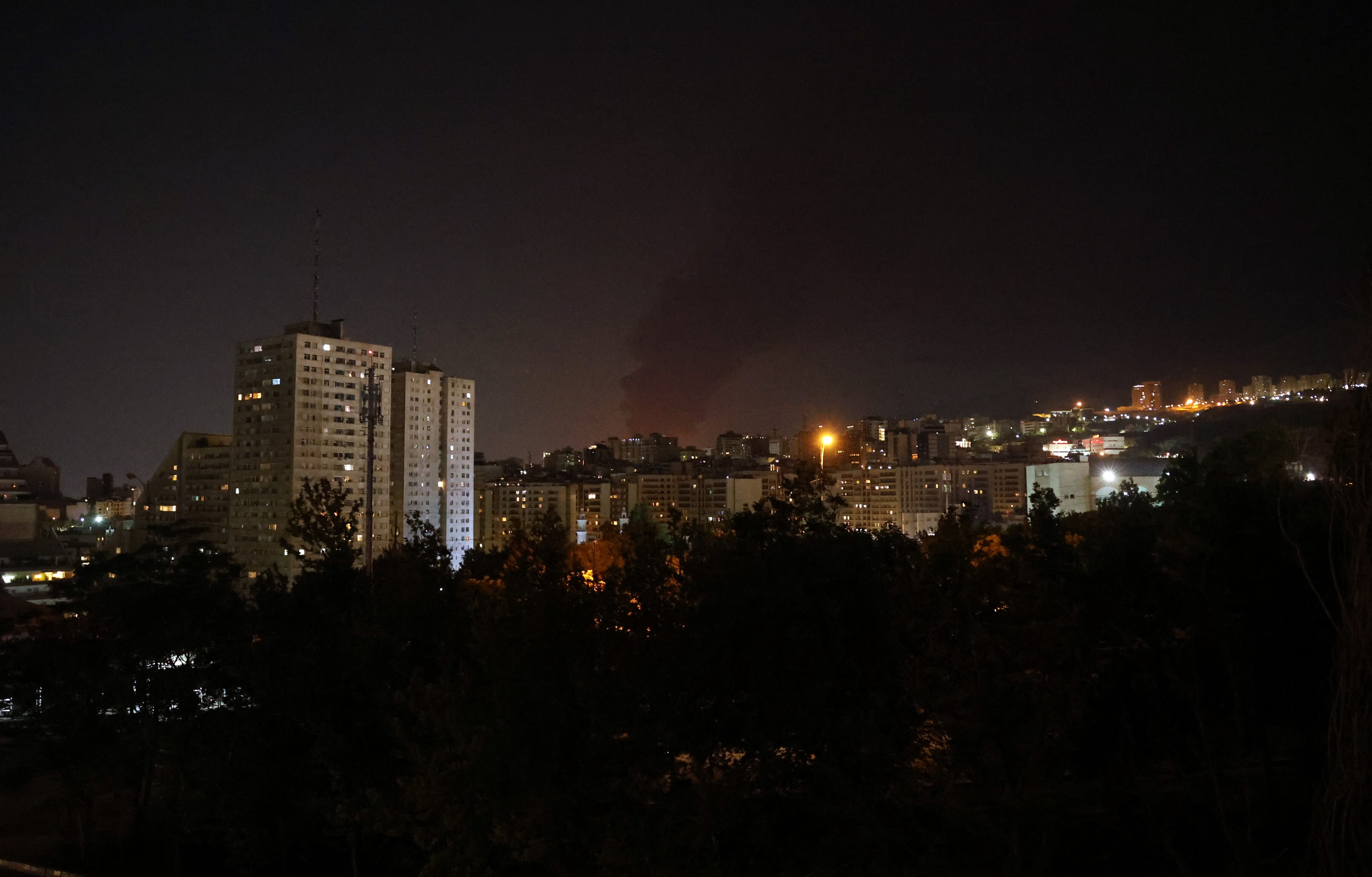 Israel volvió a atacar a a Teherán. Foto: EFE/EPA/ABEDIN TAHERKENAREH