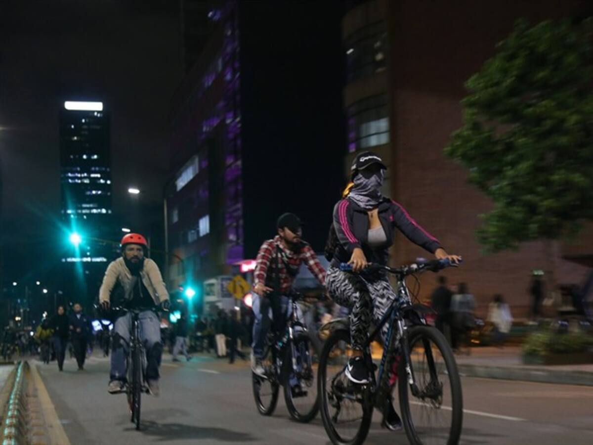 Este jueves habrá Ciclovía nocturna en Bogotá
