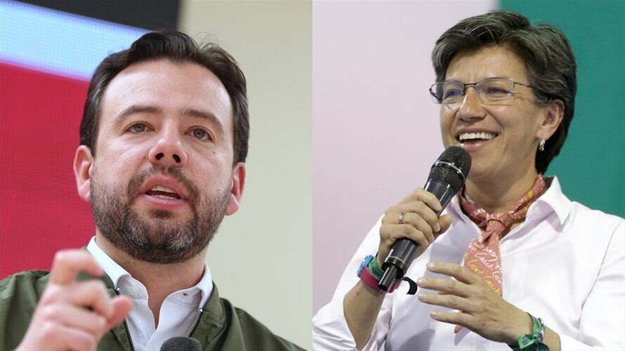 En la nueva encuesta de Guarumo, Carlos Fernando Galán y Claudia López están empatados en intención de voto. Foto: Colprensa