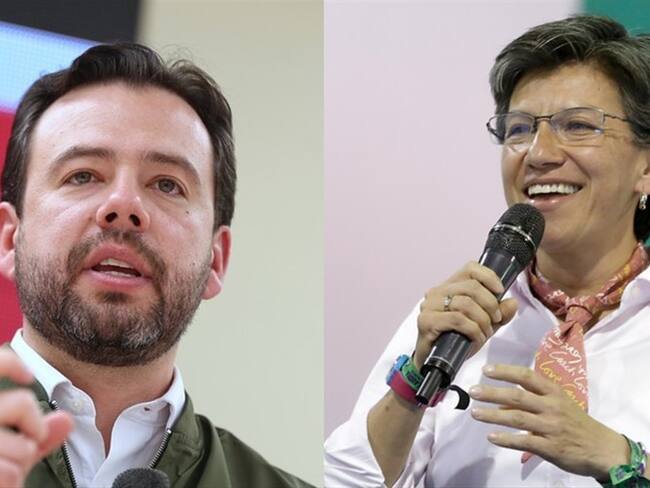 En la nueva encuesta de Guarumo, Carlos Fernando Galán y Claudia López están empatados en intención de voto. Foto: Colprensa