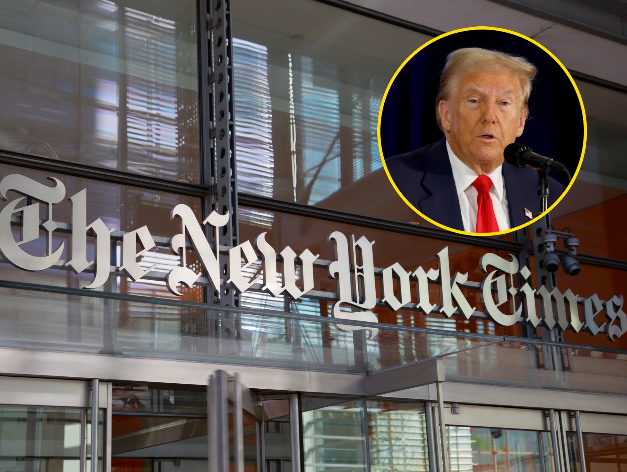 Diario de The New York Times. I Foto: Getty Images. Donald Trump. I Foto:  Chip Somodevilla via Getty Images.