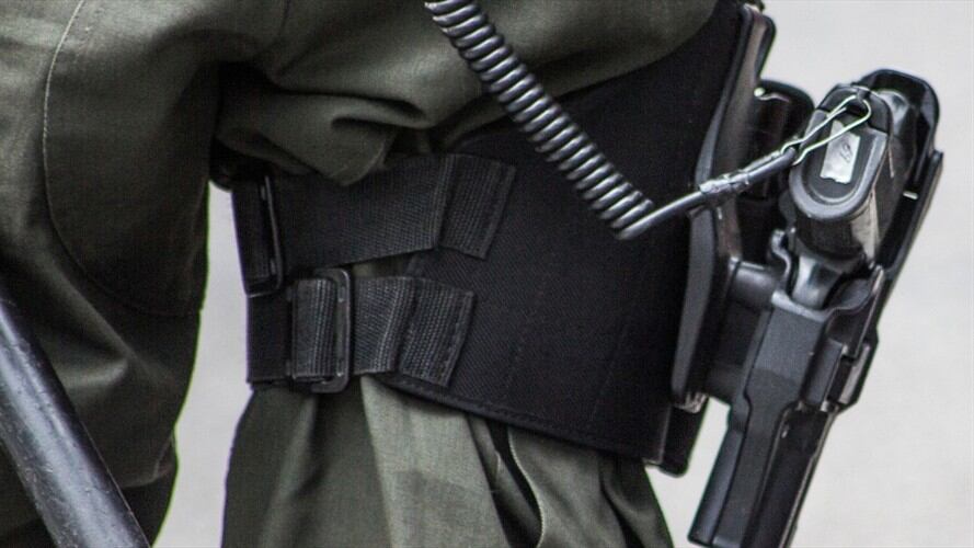 Imagen de referencia de uniformado de la Policía. Foto: Gettu Images /  Daniel Garzn Herazo / EyeEm