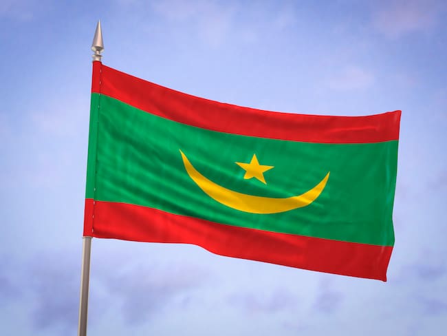 Bandera de Mauritania. Foto: Getty Images