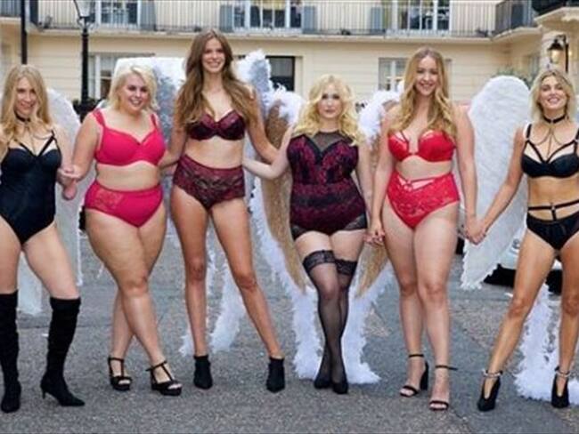 Todos somos ángeles, una lucha por la inclusión de mujeres reales en las pasarelas . Foto: Instagram @simplybeuk