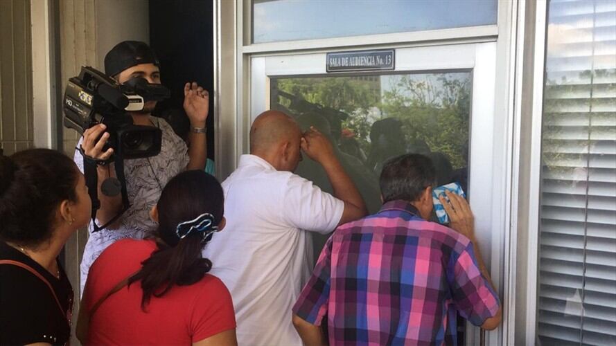 Pese a la advertencia del fiscal, audiencia de caso Uniautónoma es a puerta cerrada . Foto: Silvana Salas