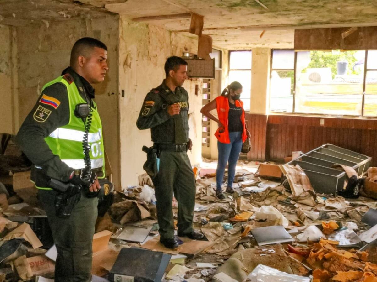 Destruidos archivos de la Secretaría de Educación del Magdalena