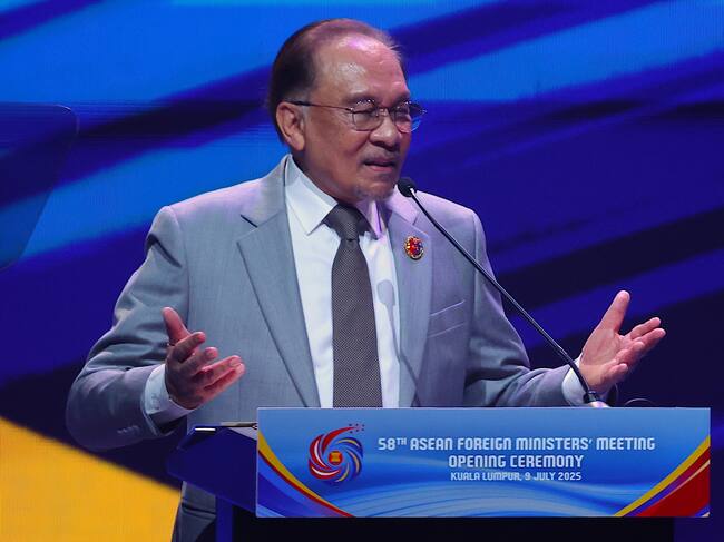 El primer ministro de Malasia, Anwar Ibrahim. (Malasia) EFE/EPA/FAZRY ISMAIL