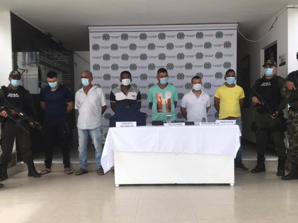 Capturados seis presuntos integrantes del Clan del Golfo en Sucre