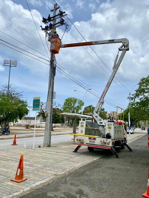 Alumbrado público en Santa Marta/ Imagen de referencia ESSMAR