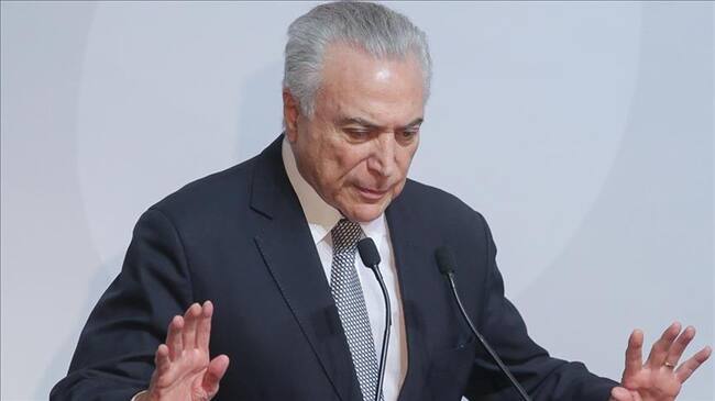 El presidente de Brasil, Michel Temer. Foto: Agencia Anadolu