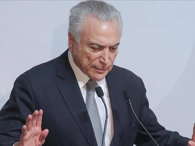 El presidente de Brasil, Michel Temer. Foto: Agencia Anadolu