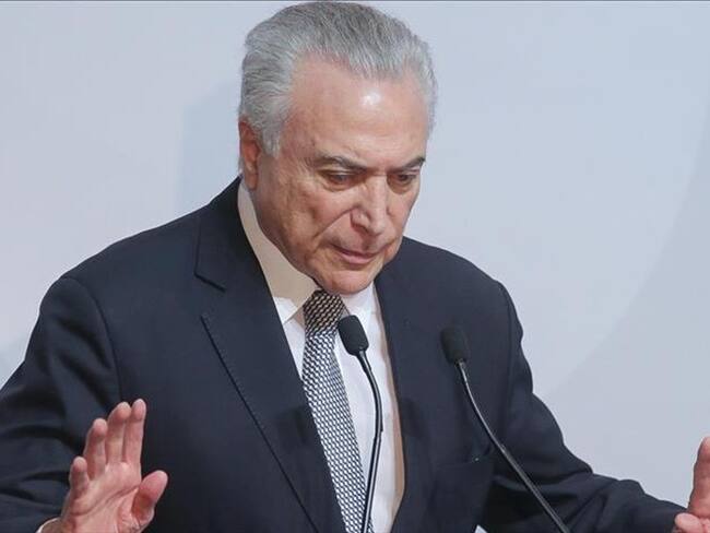 El presidente de Brasil, Michel Temer. Foto: Agencia Anadolu