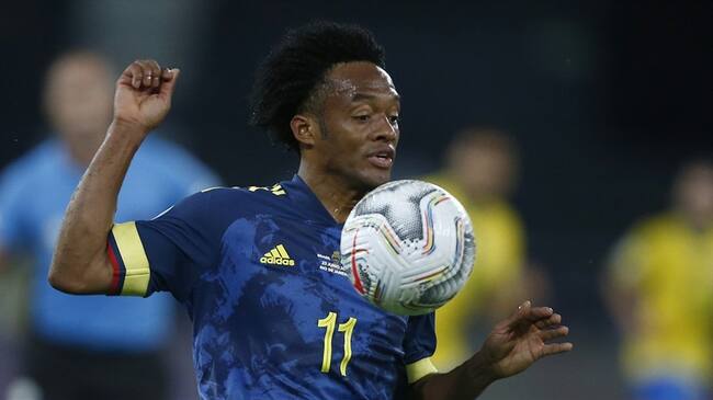 Juan Guillermo Cuadrado, jugador de la Juventus de Turín y de la Selección Colombia. Foto: Wagner Meier/Getty Images