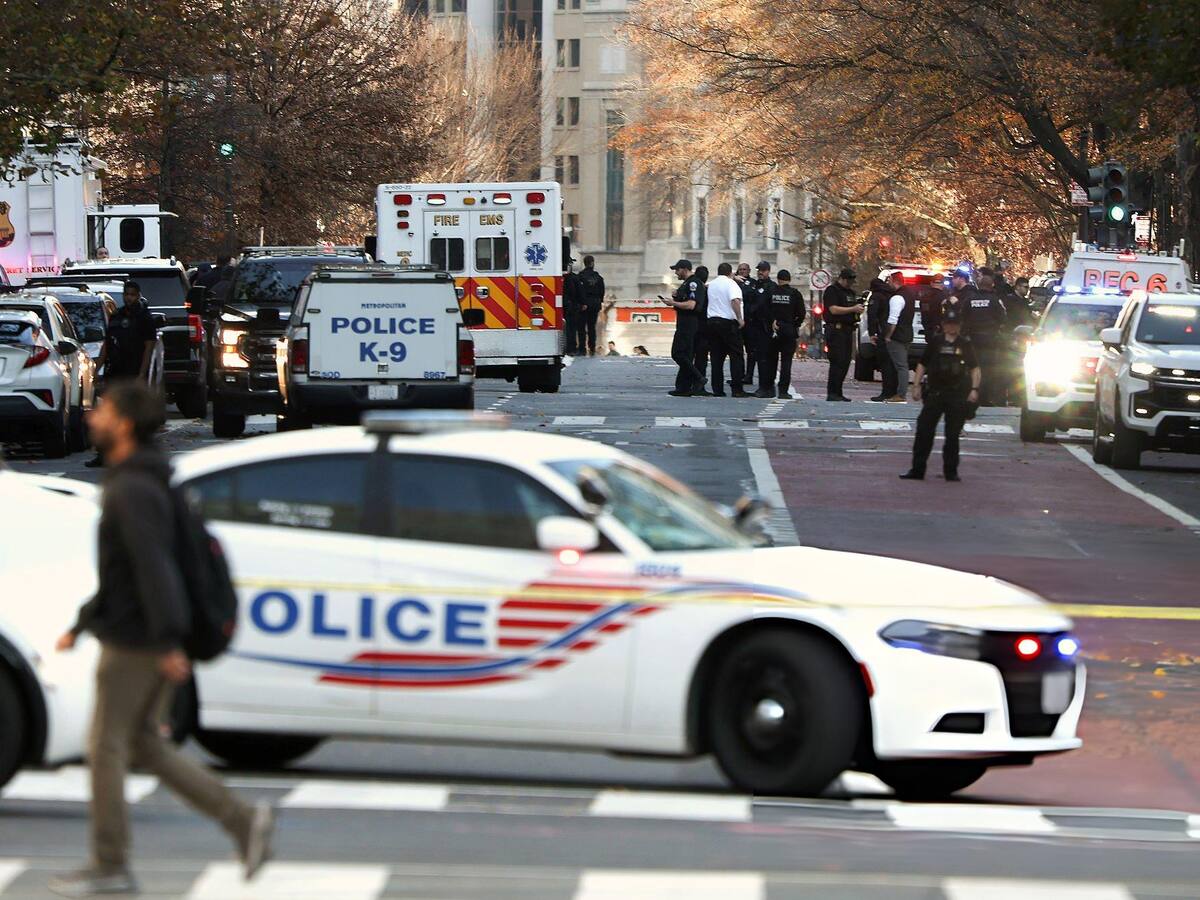 Dos agentes de la Guardia Nacional fueron heridos en un tiroteo cerca de la Casa Blanca