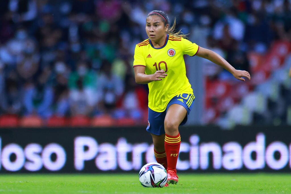 Leicy Santos en la Selección Femenina de Colombia. (Photo by Hector Vivas/Getty Images)