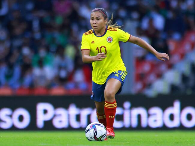 Leicy Santos en la Selección Femenina de Colombia. (Photo by Hector Vivas/Getty Images)